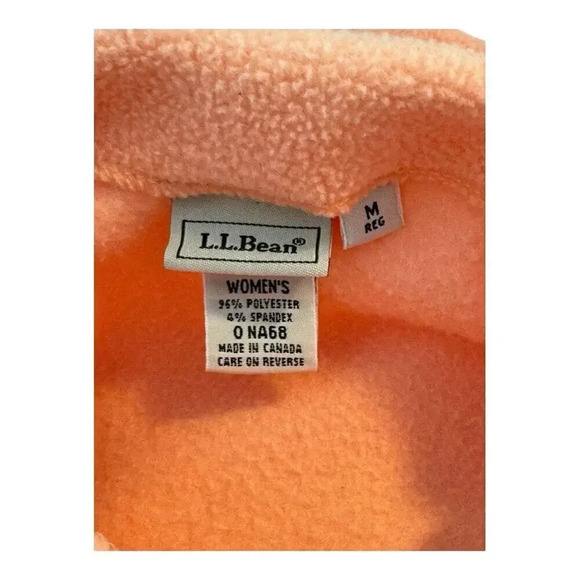 L.L. Bean Women's Medium Turtleneck Pullover Sweater Orange Casual Fall - Picture 4 of 7